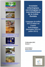 Inventaire ichtyologique, carcinologique et macrobenthique de la rivière Dumbéa (Erbio, 2013)
