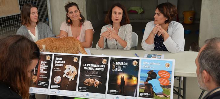 Isabelle Champmoreau était entourée des agents de la DAVAR et de la représentante de la province Sud, Naïa Wateou.